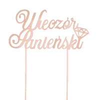 Topper – Wieczór Panieński, 21×16 cm – Prezent na Wieczór panieński – Szalony.pl