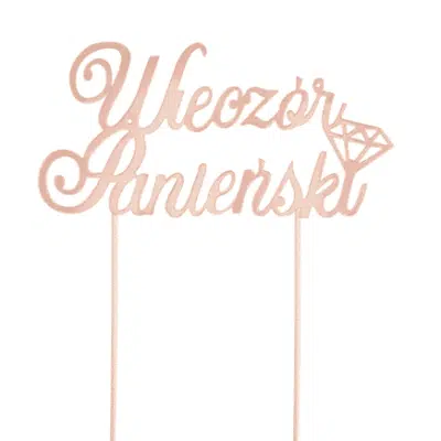 Topper – Wieczór Panieński, 21×16 cm – Prezent na Wieczór panieński – Szalony.pl