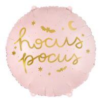 Balon bez helu: Hocus Pocus, różowy, 18″ – Dekoracje imprezowe – Szalony.pl