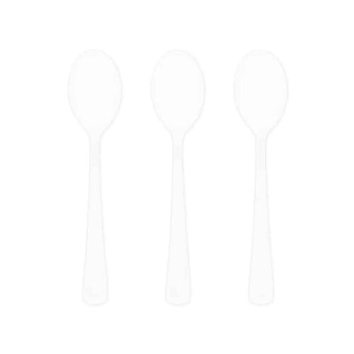 Łyżki plastikowe, 10 sztuk