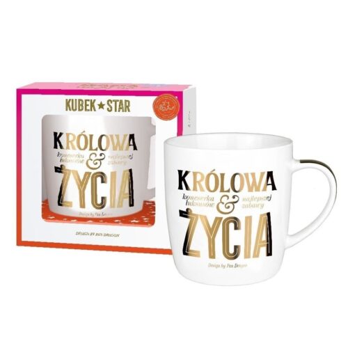 Kubek Star - Królowa życia, 400ml