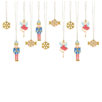 Zawieszki do prezentów – Boże Narodzenie, 12 szt. – Dekoracje na Boże Narodzenie – Szalony.pl