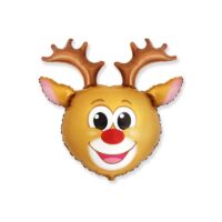 Balon bez helu: Renifer, 27″ – Balony bez helu – Szalony.pl