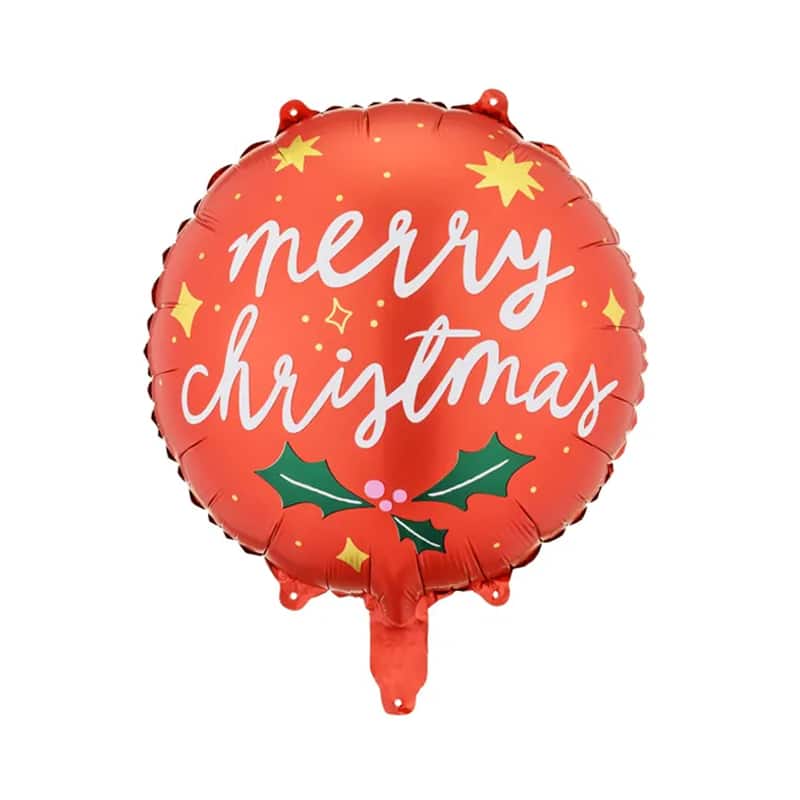Balon bez helu: Merry Christmas, 18″ Prezent na Boże Narodzenie Szalony.pl - Sklep imprezowy 2
