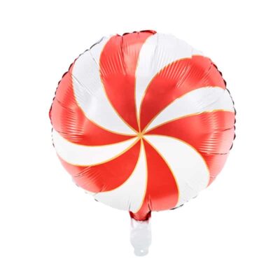 Balon z helem: Cukierek, czerwony, 14″ Balony z helem Szalony.pl - Sklep imprezowy