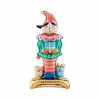 Balon na powietrze: Elf stojący, 46×88 cm – Dekoracje na Boże Narodzenie – Szalony.pl