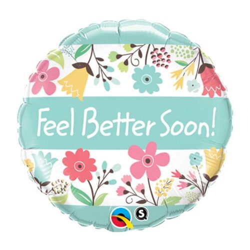 Balon bez helu: Feel Better Soon!, 18"