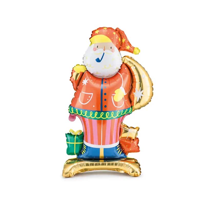 Balon na powietrze: Mikołaj stojący, 63×106 cm Boże Narodzenie Sprawdź naszą ofertę. Sklep imprezowy Szalony.pl. 2