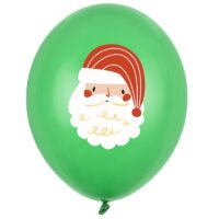 Balon z helem: Mikołaj, 30 cm – Gumowe – Szalony.pl