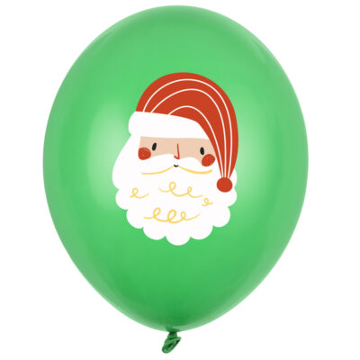 Balon z helem: Mikołaj, 30 cm – Boże Narodzenie – Szalony.pl