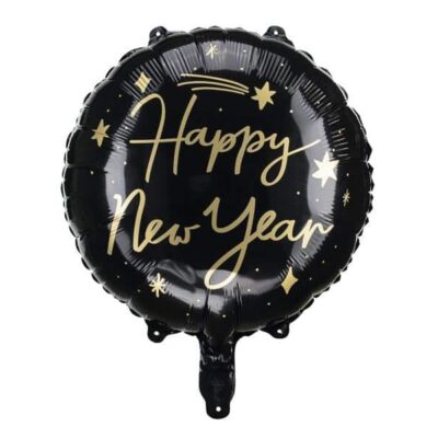 Balon bez helu: Happy New Year, 18″ Dekoracje na Sylwestra Szalony.pl - Sklep imprezowy