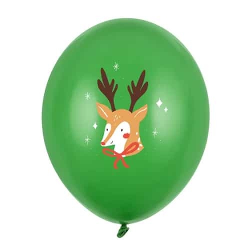 Balon z helem: Renifer, 30 cm Boże Narodzenie - Balony z helem Sprawdź naszą ofertę. Sklep imprezowy Szalony.pl.