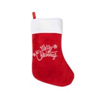 Skarpeta świąteczna - Merry Christmas, czerwona – Szalony.pl – Szalony.pl – Szalony.pl