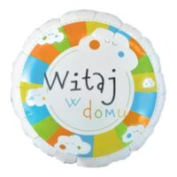 Balon bez helu: Witaj w domu!, 18″ – Balony bez helu – Szalony.pl