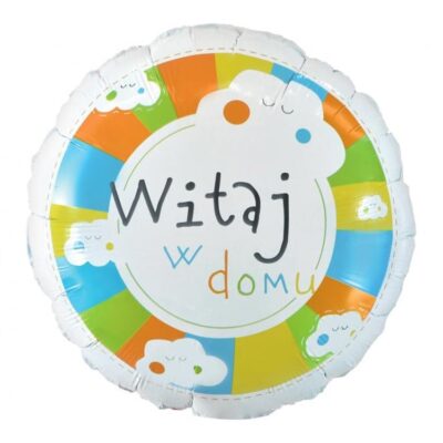 Balon z helem: Witaj w domu!, 18″ Balony z helem Szalony.pl - Sklep imprezowy