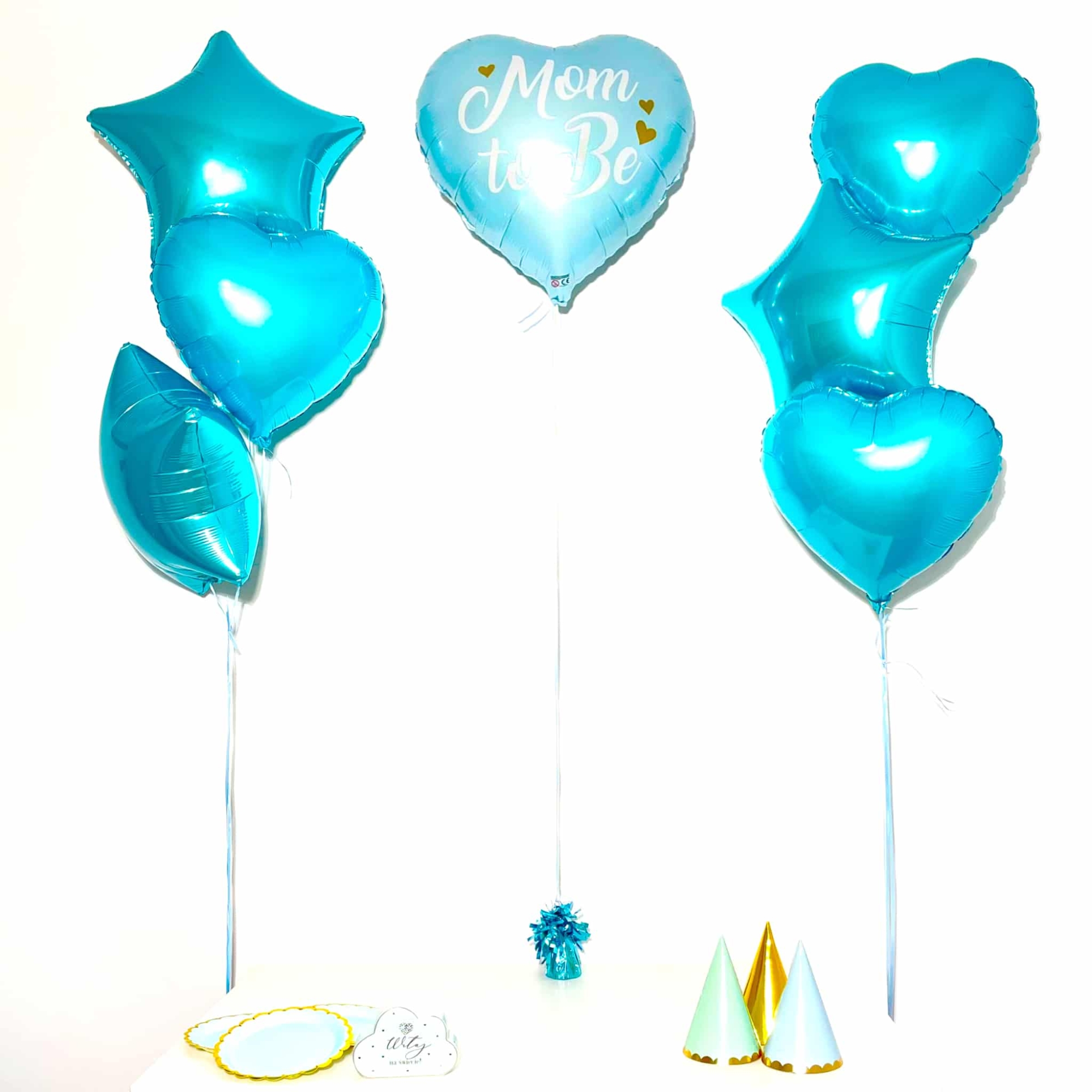 Bukiet balonowy: MOM SUPRISE, napełniony helem Balony z helem Szalony.pl - Sklep imprezowy