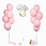 Bukiet balonowy: HELLO BABY GIRL, napełniony helem Bukiet balonowy: HELLO BABY GIRL, napełniony helem