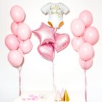 Bukiet balonowy: HELLO LITTLE GIRL, napełniony helem Bukiet balonowy: HELLO LITTLE GIRL, napełniony helem