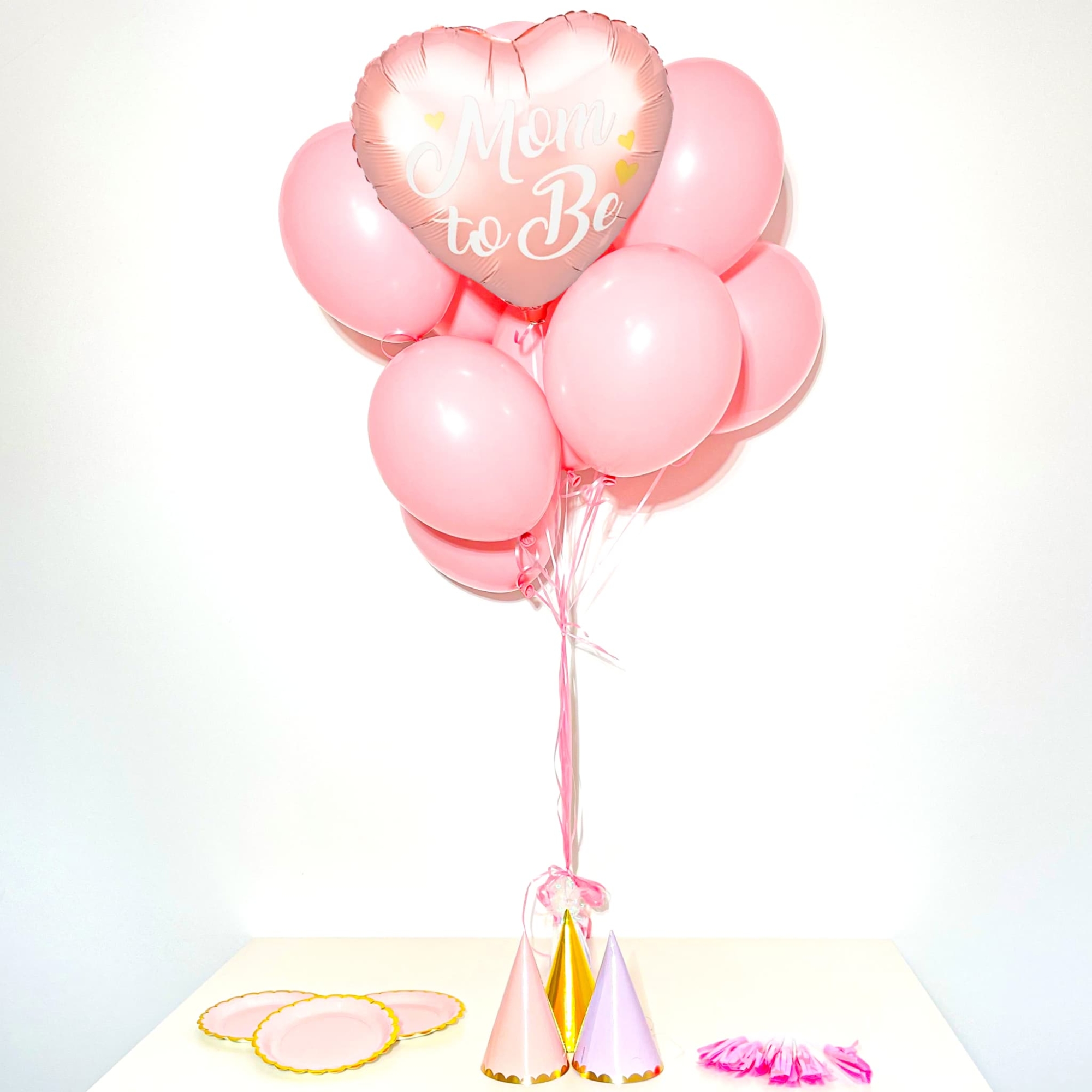 Bukiet balonowy: LITTLE DAUGHTER, napełniony helem Balony na Narodziny Szalony.pl - Sklep imprezowy