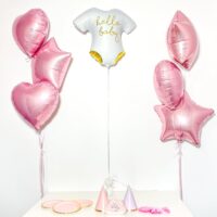 Bukiet balonowy: HELLO GIRL, napełniony helem – Balony z helem (Trójmiasto) – Szalony.pl