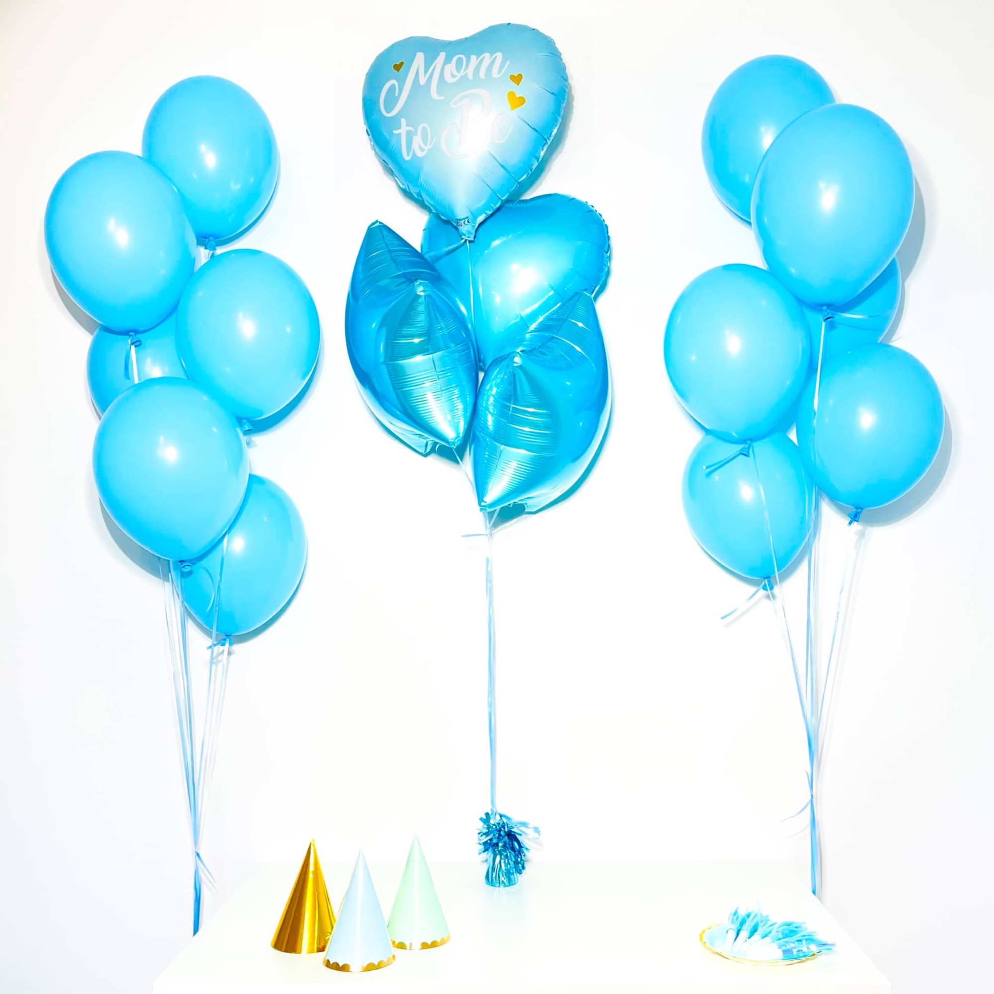 Bukiet balonowy: BOY SUPRISE, napełniony helem Balony na Narodziny Szalony.pl - Sklep imprezowy