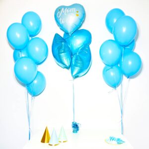 Bukiet balonowy: BOY SUPRISE, napełniony helem Balony na Narodziny Sprawdź naszą ofertę. Sklep imprezowy Szalony.pl.