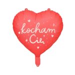 Balon bez helu: Serce "Kocham Cię", 45cm