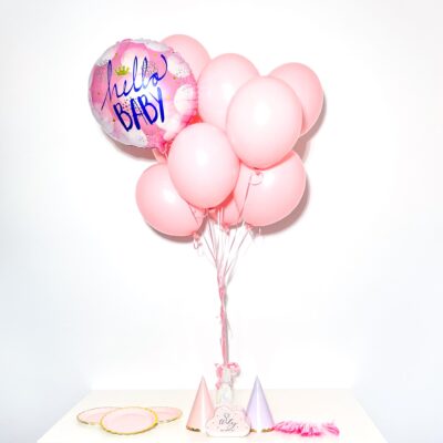 Bukiet balonowy: PINK BABY GIRL Balony na Narodziny Szalony.pl - Sklep imprezowy