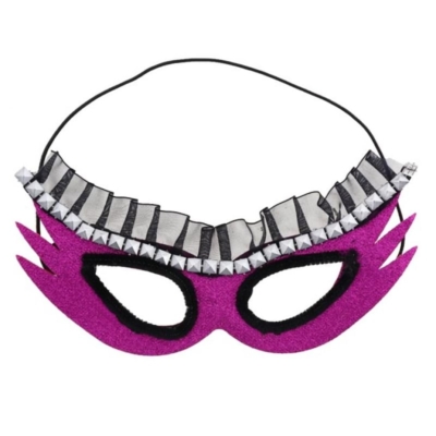 Maska ażurowa – Kosmitka, różowa Dekoracje na Halloween Szalony.pl - Sklep imprezowy