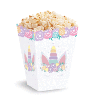 Pudełka na popcorn – Zwierzaki, 4szt – Dekoracje imprezowe – Szalony.pl