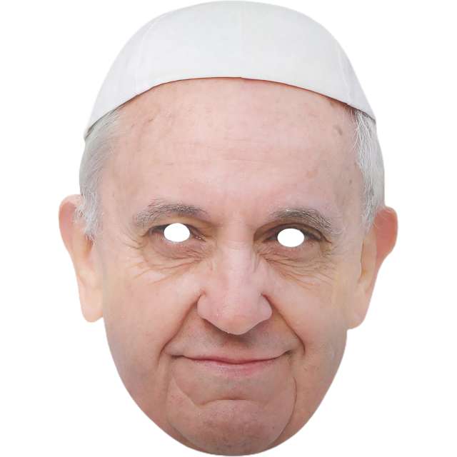 Maska papierowa – Papież Franciszek Maski imprezowe Szalony.pl - Sklep imprezowy