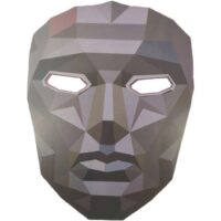 Maska papierowa – Squid Game – Maski imprezowe – Szalony.pl