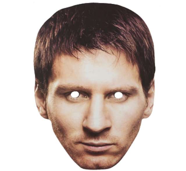 Maska papierowa – Leo Messi Maski imprezowe Szalony.pl - Sklep imprezowy