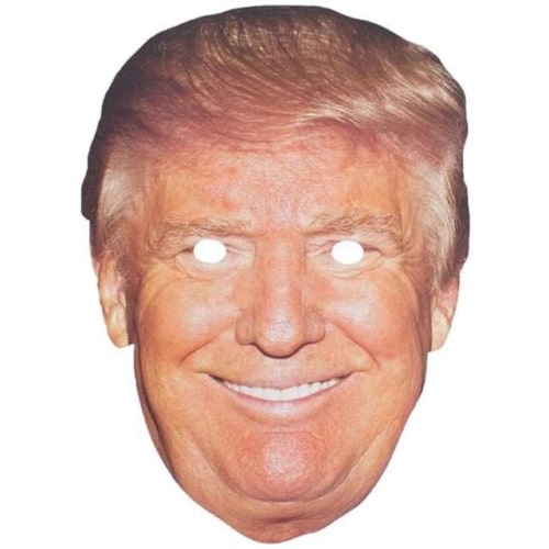 Maska papierowa – Donald Trump Maski Sprawdź naszą ofertę. Sklep imprezowy Szalony.pl.