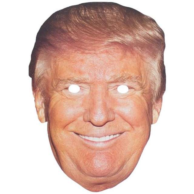 Maska papierowa – Donald Trump Maski imprezowe Szalony.pl - Sklep imprezowy