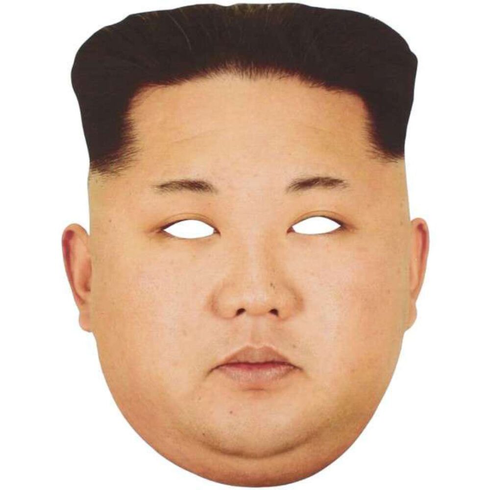 Maska papierowa - Kim Dzong Un