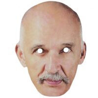Maska papierowa – Janusz Korwin-Mikke – Maski imprezowe – Szalony.pl