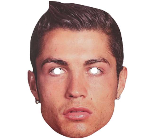 Maska papierowa – Cristiano Ronaldo Maski imprezowe Szalony.pl - Sklep imprezowy