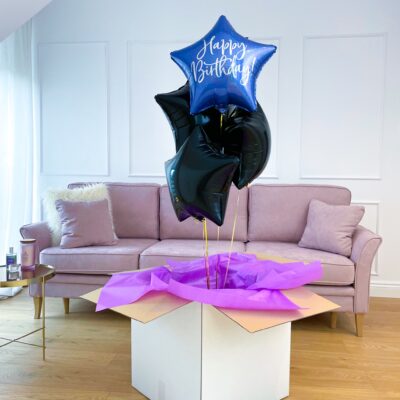 Pudło balonowe: Happy Birthday, Nr. 6 Balony na Urodziny Szalony.pl - Sklep imprezowy