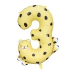 Balon bez helu: cyfra 1 – 86cm, żyrafa – Balony bez helu – Szalony.pl