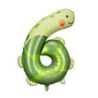 Balon bez helu: cyfra 1 – 86cm, żyrafa – Balony bez helu – Szalony.pl