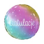 Balon z helem: Gratulacje, kolorowe, 18" – Szalony.pl – Szalony.pl – Szalony.pl – Szalony.pl