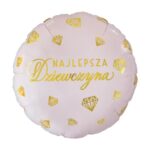 Balon bez helu: Najlepsza dziewczyna, 18" Balon bez helu: Najlepsza dziewczyna, 18"