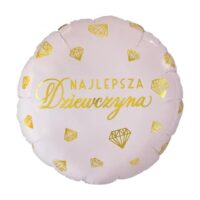 Balon bez helu: Najlepsza dziewczyna, 18″ – Balony bez helu – Szalony.pl