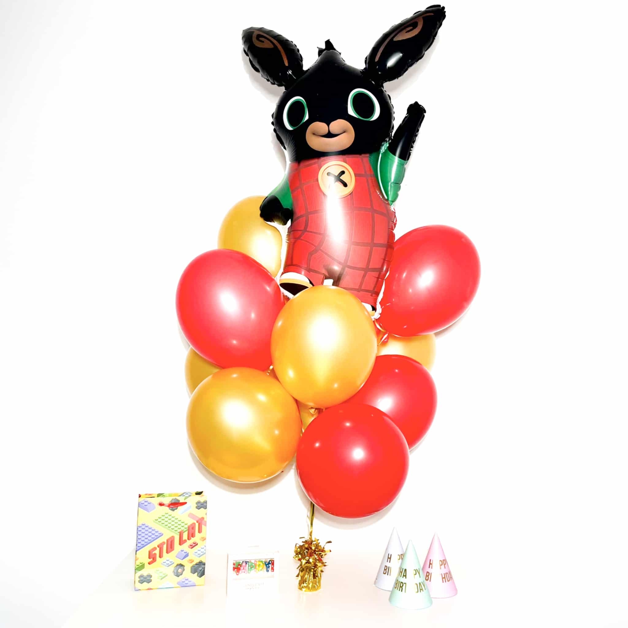 Bukiet balonowy: HAPPY BING, napełniony helem Balony dla Dziecka Szalony.pl - Sklep imprezowy