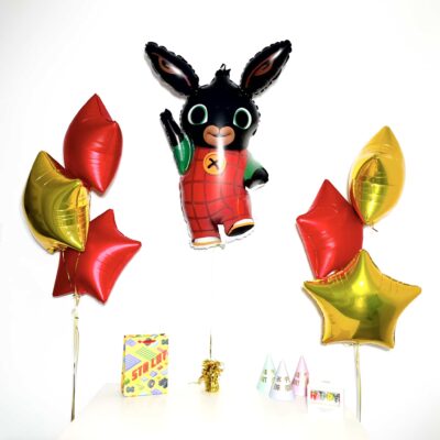 Bukiet balonowy: BIG BING , napełniony helem Balony dla Dziecka Szalony.pl - Sklep imprezowy