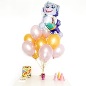 Bukiet balonowy: HAPPY EVEREST, napełniony helem Balony dla Dziecka Sprawdź naszą ofertę. Sklep imprezowy Szalony.pl.