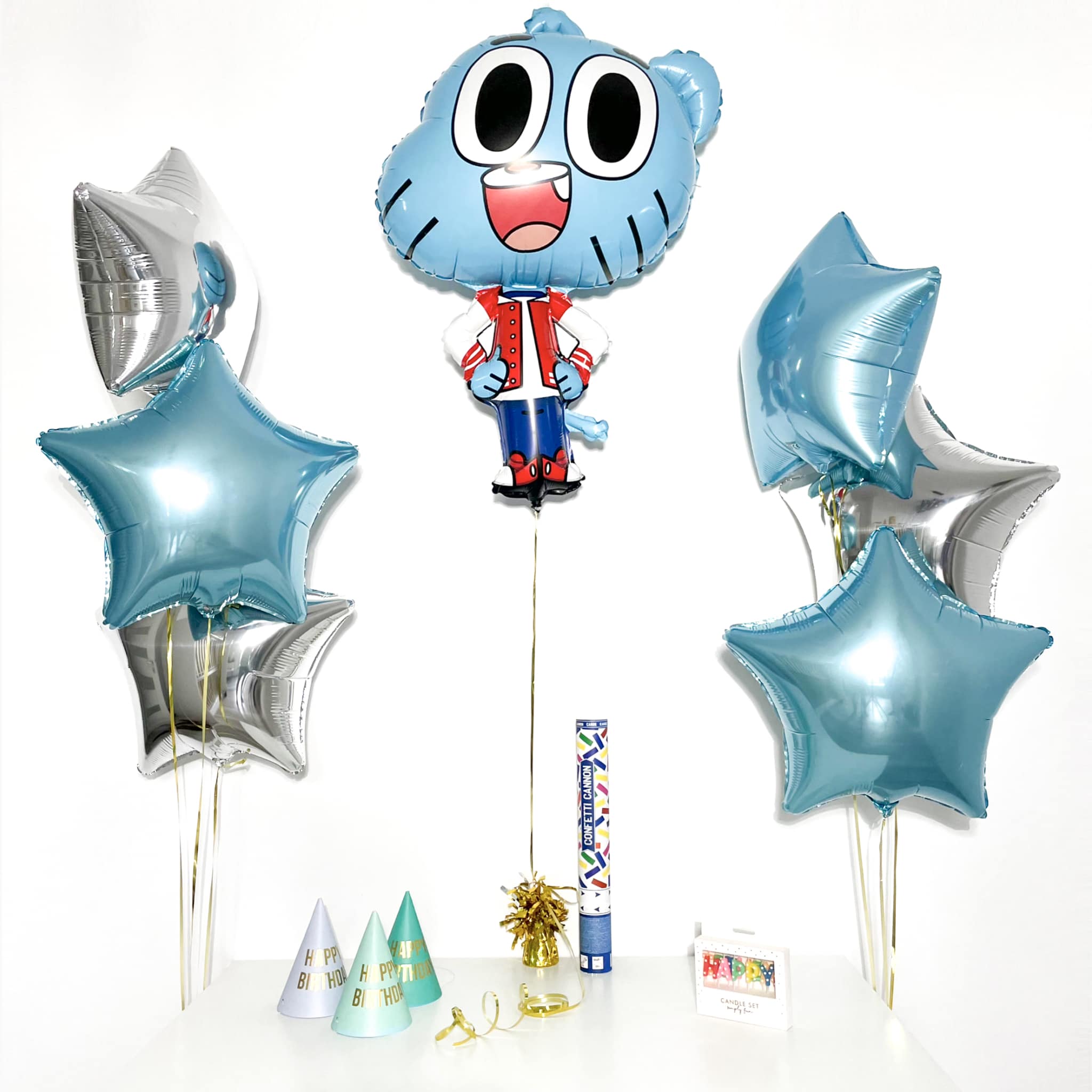 Bukiet balonowy: BIG GUMBALL, napełniony helem Balony dla Dziecka Szalony.pl - Sklep imprezowy