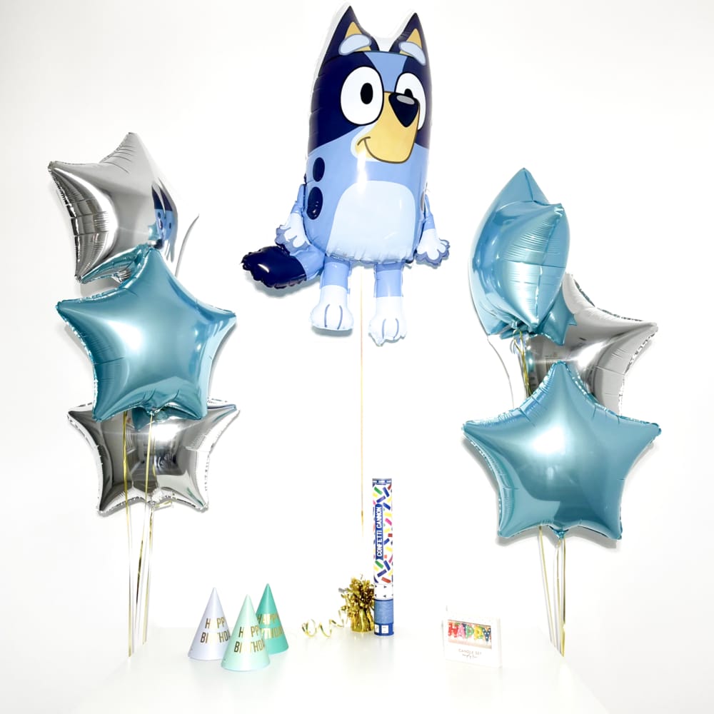 Bukiet balonowy: BIG BLUEY 2, napełniony helem Balony dla Dziecka Sprawdź naszą ofertę. Sklep imprezowy Szalony.pl. 2