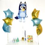 Bukiet balonowy: BIG BLUEY, napełniony helem – Balony z helem (Trójmiasto) – Szalony.pl